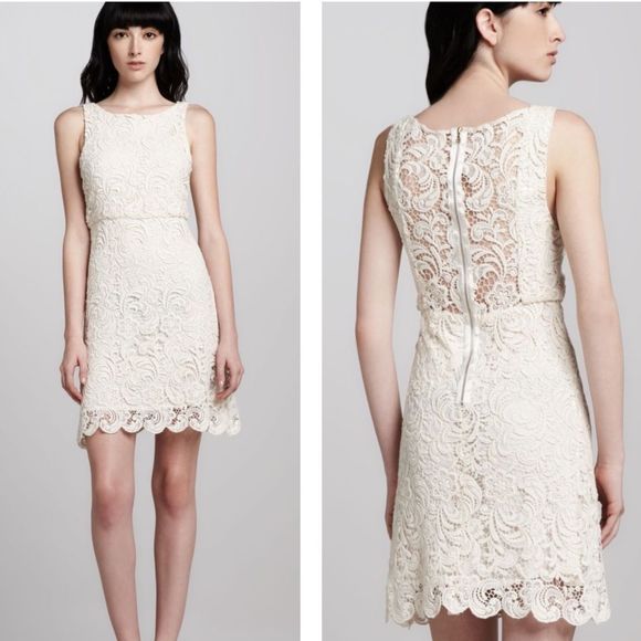 Alice + Olivia Dresses & Skirts - Alice + Olivia Ingrid crochet lace mini dress NWT